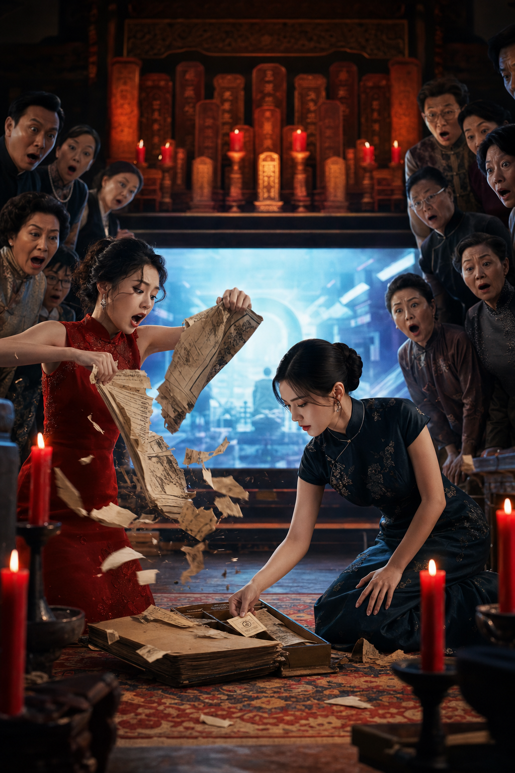 《养女把族谱撕了》 封面