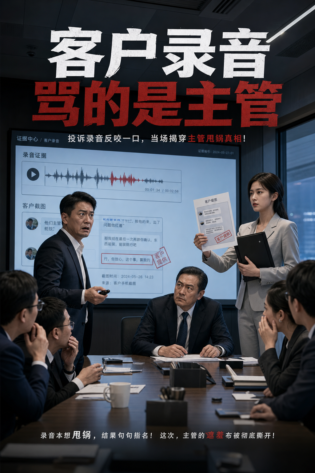 《客户录音骂的是主管》 封面