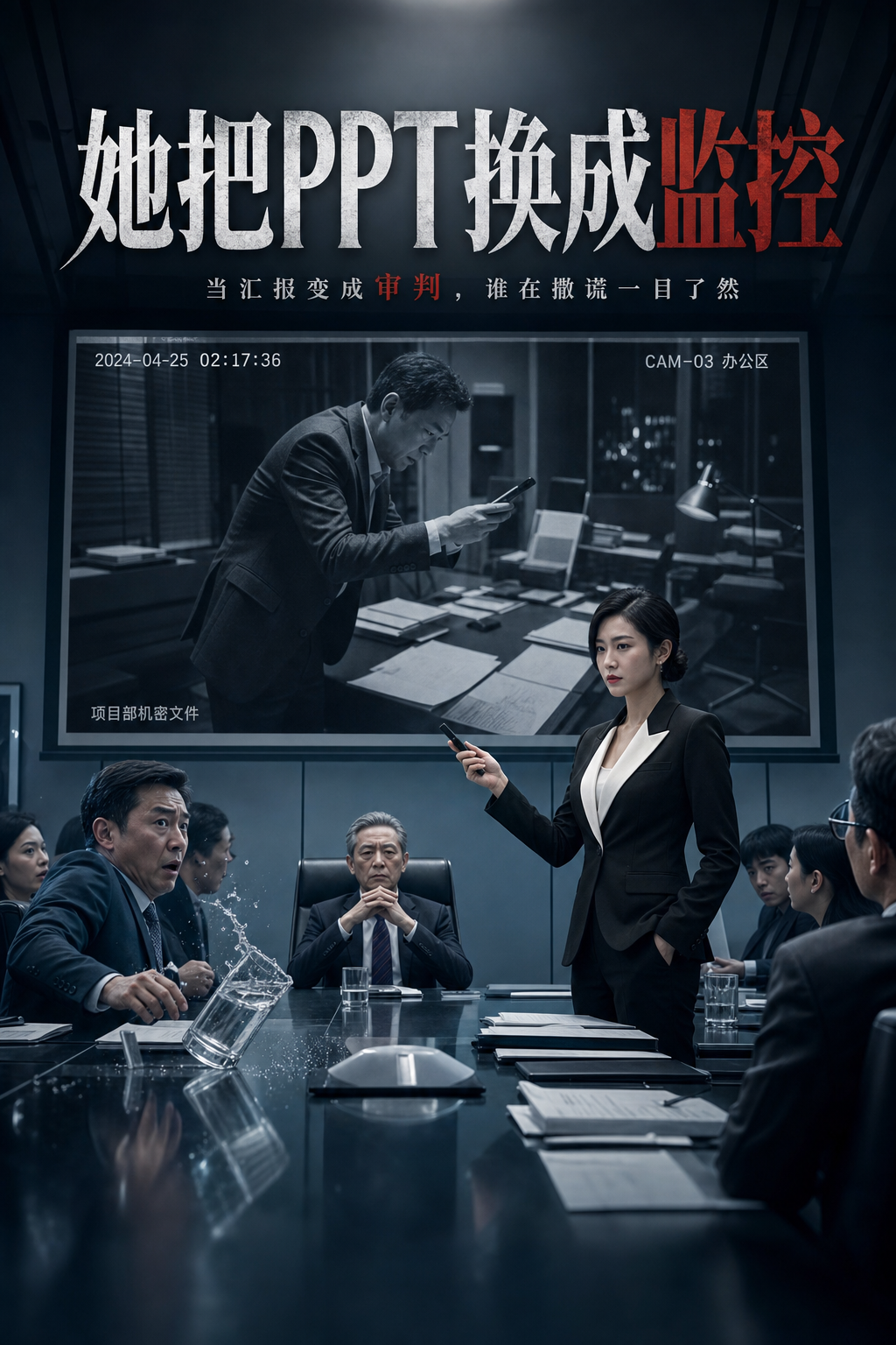 《她把PPT换成监控》 封面