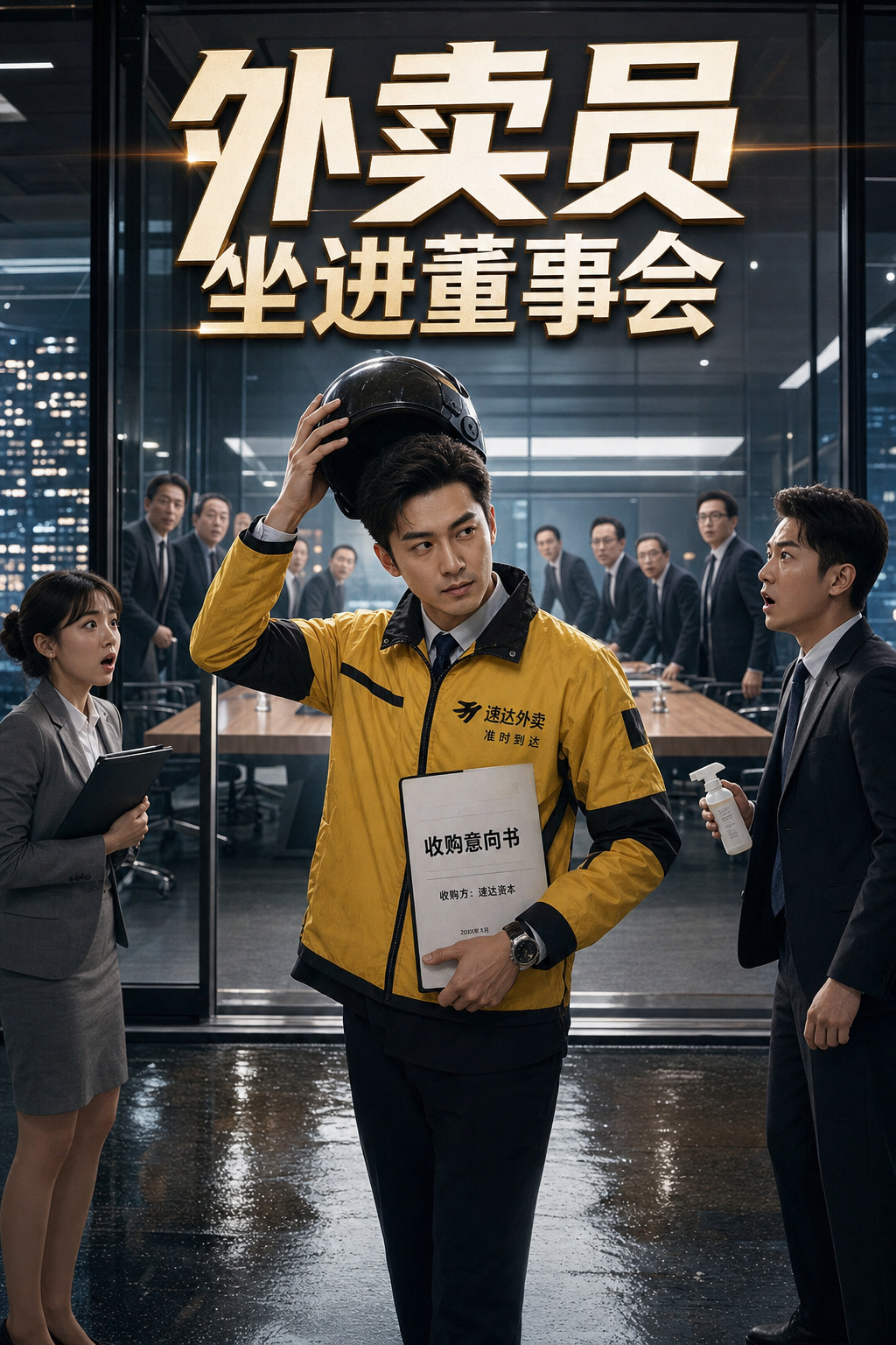 《外卖员坐进董事会》 封面