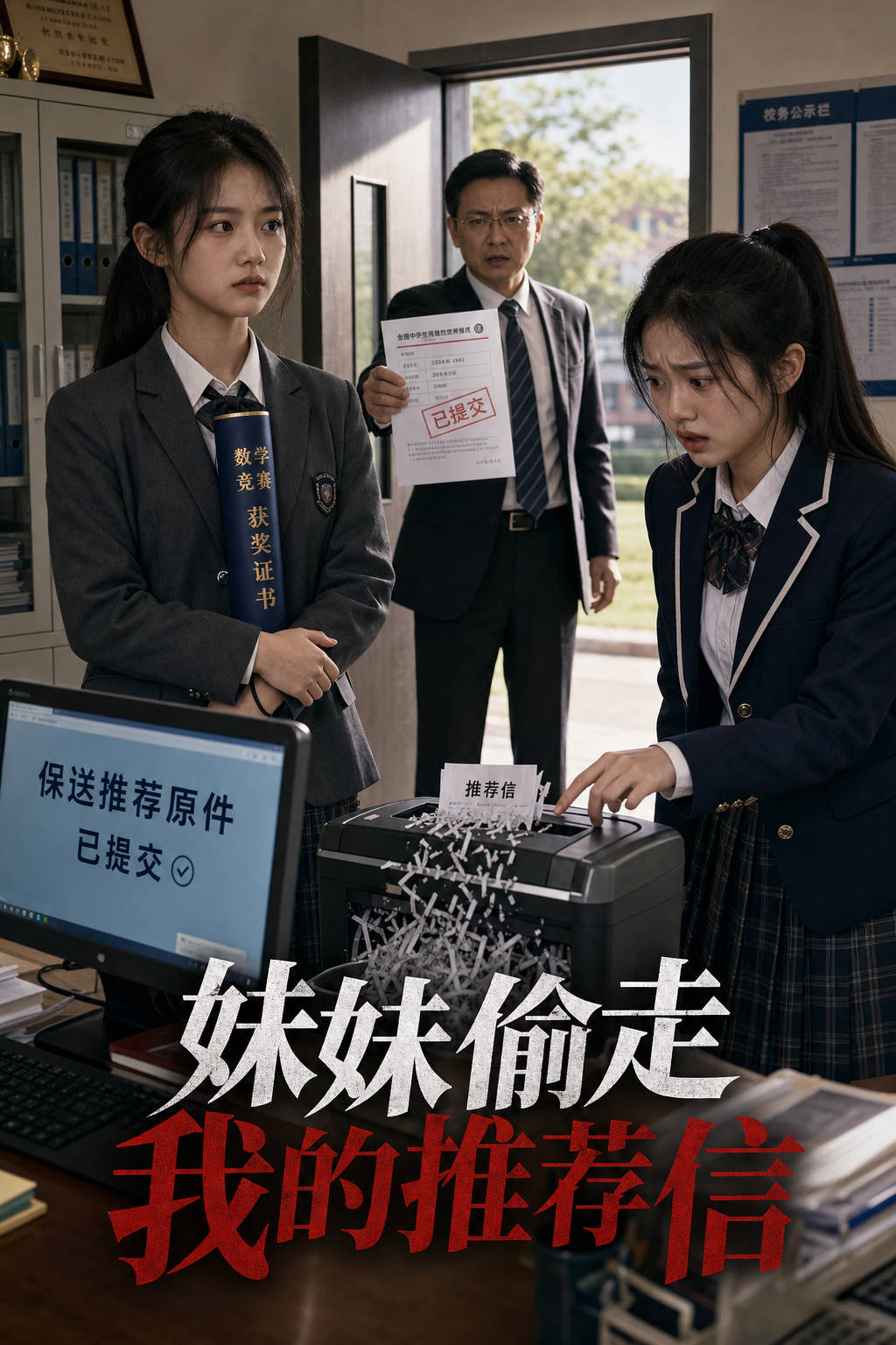 《妹妹偷走我的推荐信》 封面