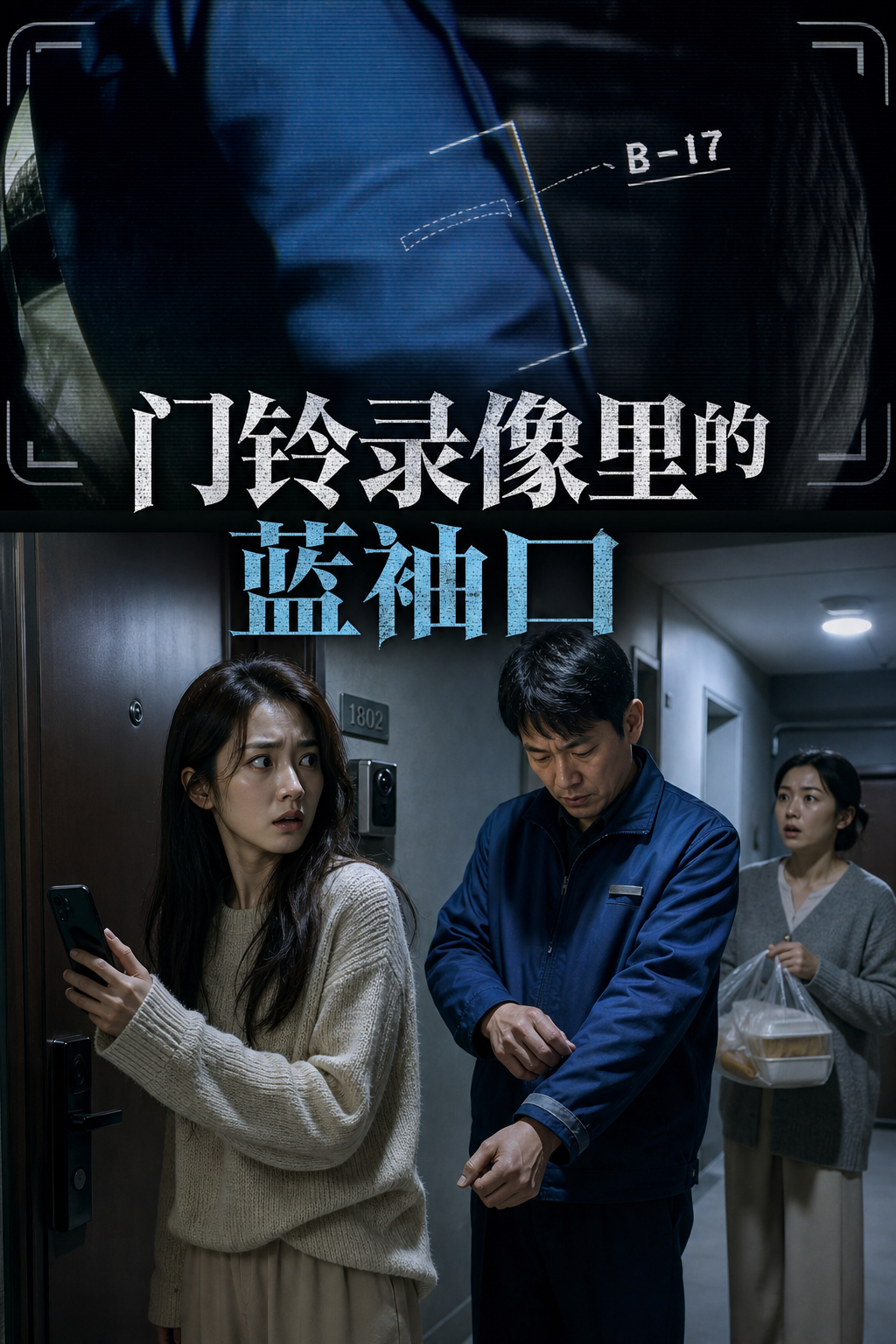 《门铃录像里的蓝袖口》 封面