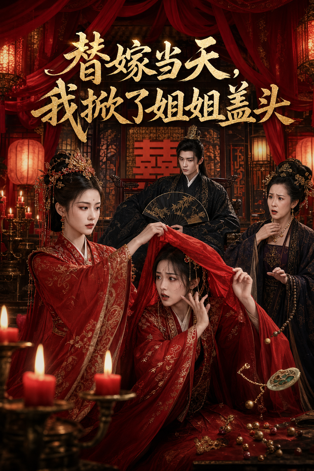 《替嫁当天，我掀了姐姐盖头》 封面