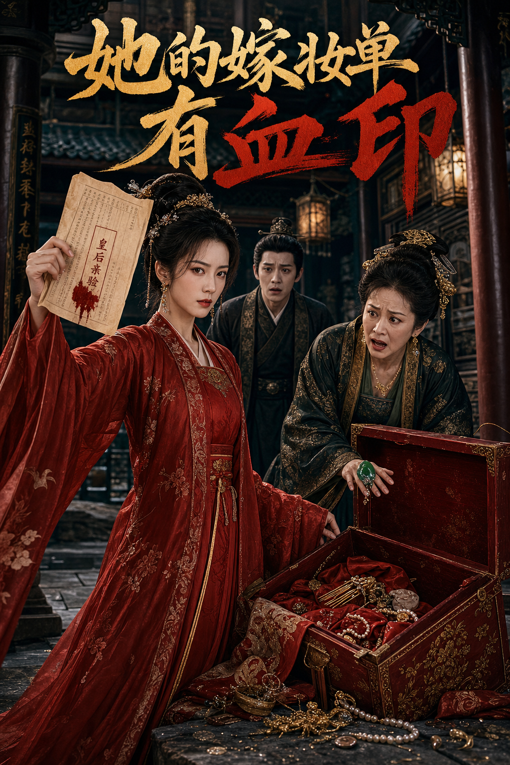 《她的嫁妆单有血印》 封面