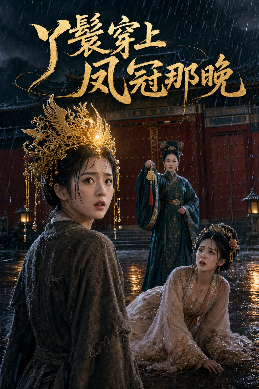 《丫鬟穿上凤冠那晚》 封面