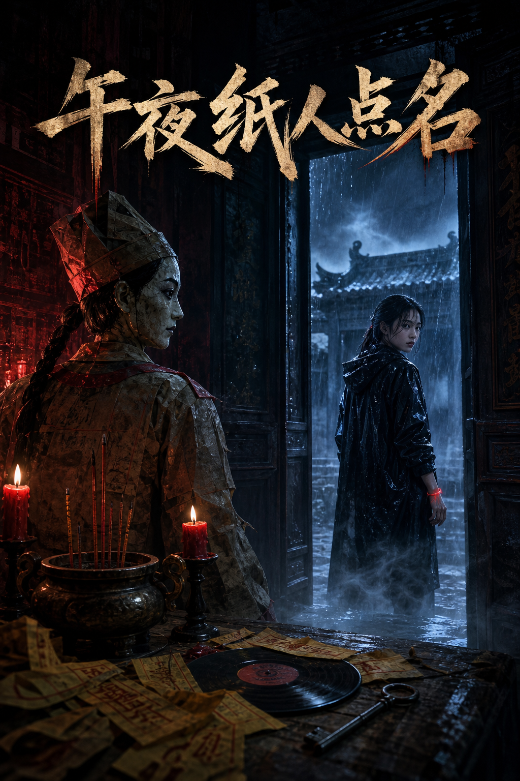 《午夜纸人点名》 封面