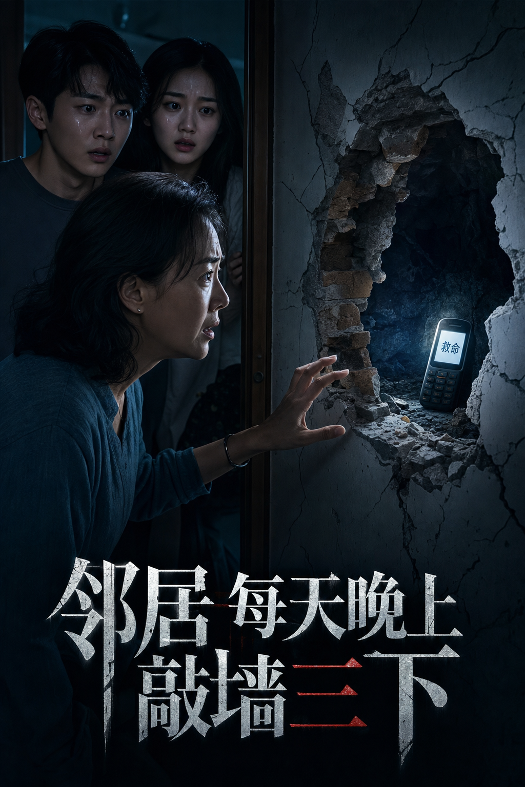 《邻居每天晚上敲墙三下》 封面