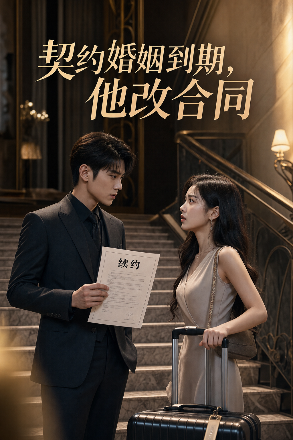 《契约婚姻到期，他改合同》 封面