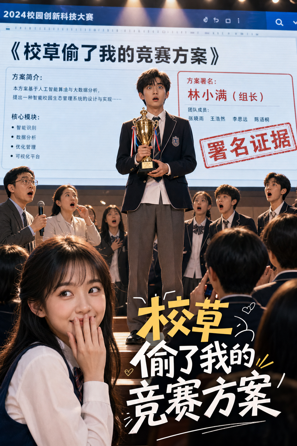 《校草偷了我的竞赛方案》 封面