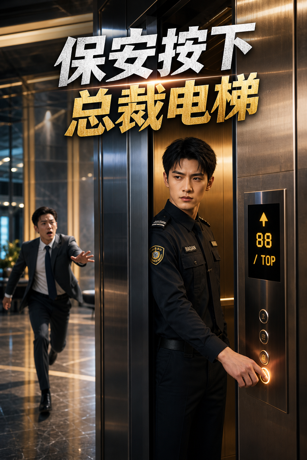 《保安按下总裁电梯》 封面
