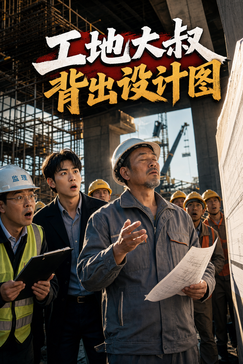 《工地大叔背出设计图》 封面