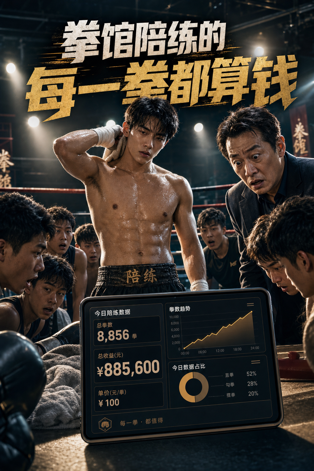 《拳馆陪练的每一拳都算钱》 封面