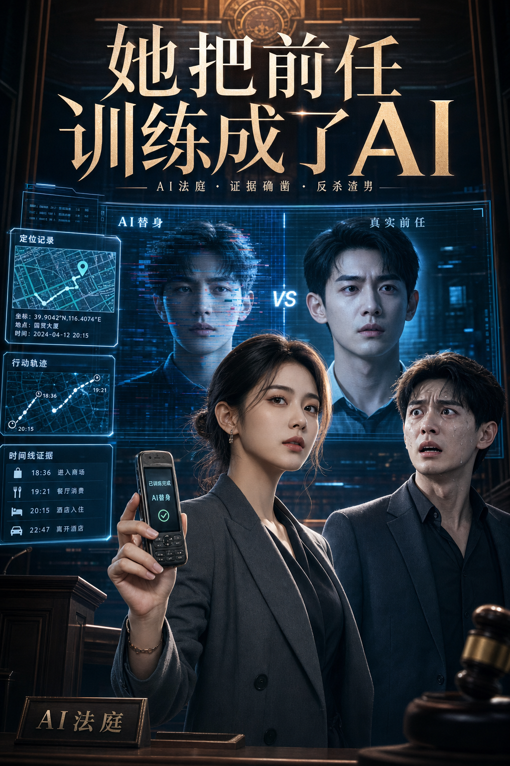 《她把前任训练成了AI》 封面