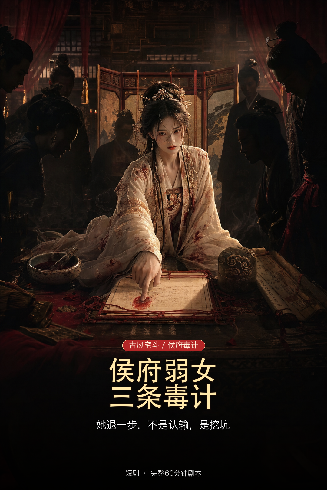 《侯府弱女三条毒计》 封面